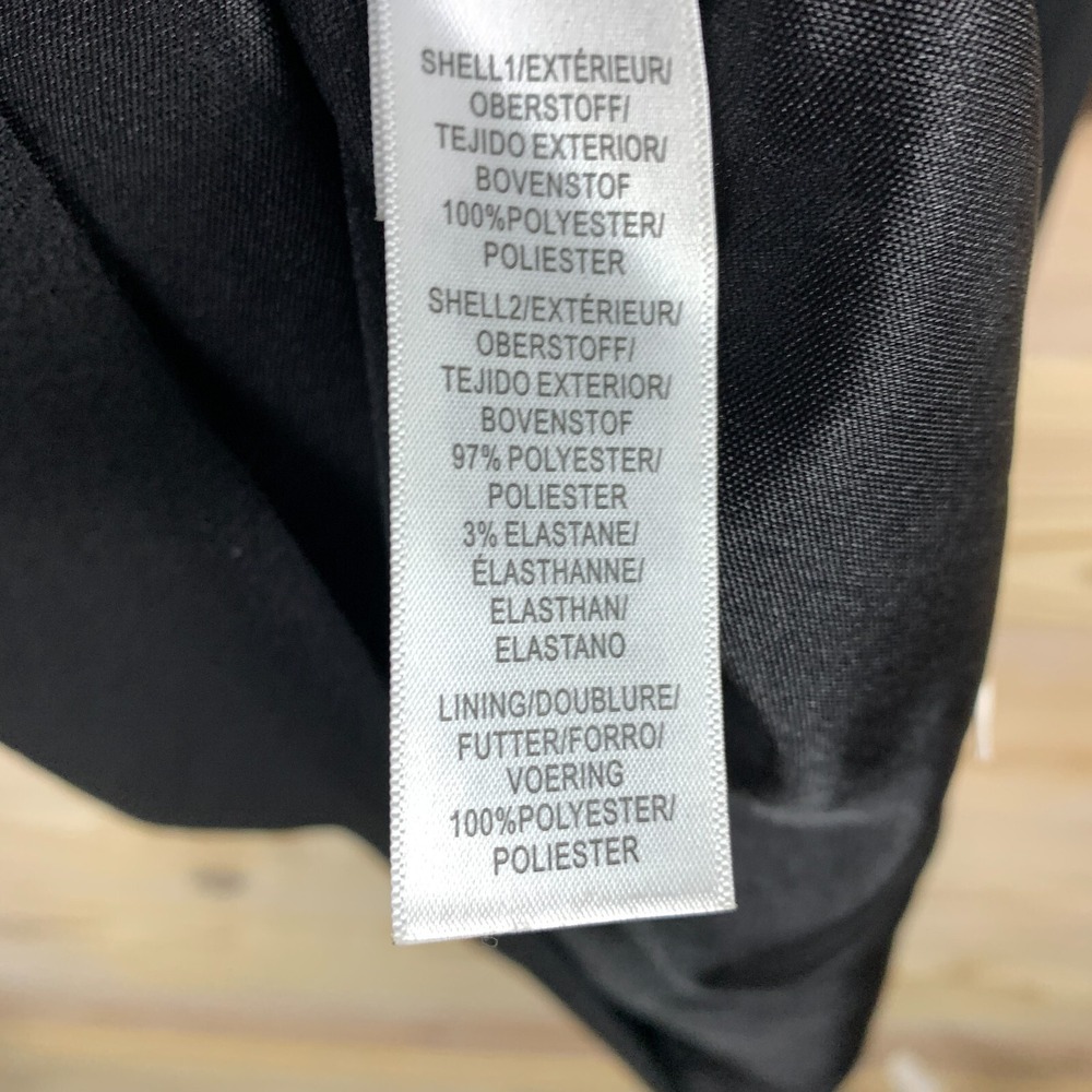 Adrianna Papell Black Long Sleeve Sheer Sleeve Cocktail Dress - Picture 7 of 16